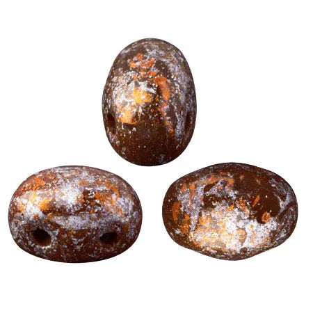 Samos® par Puca® - Opaque Choco Tweedy, 10 gram Les perles par Puca® - Paris