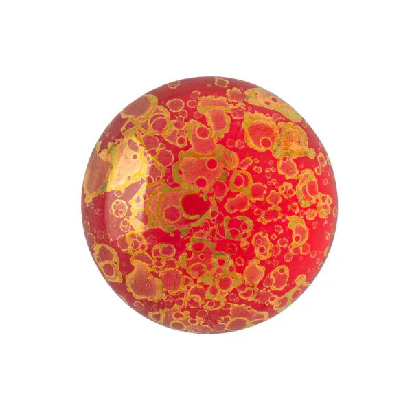 Cabochon par Puca® - Light Siam Bronze 18 mm, 1 styck Les perles par Puca® - Paris