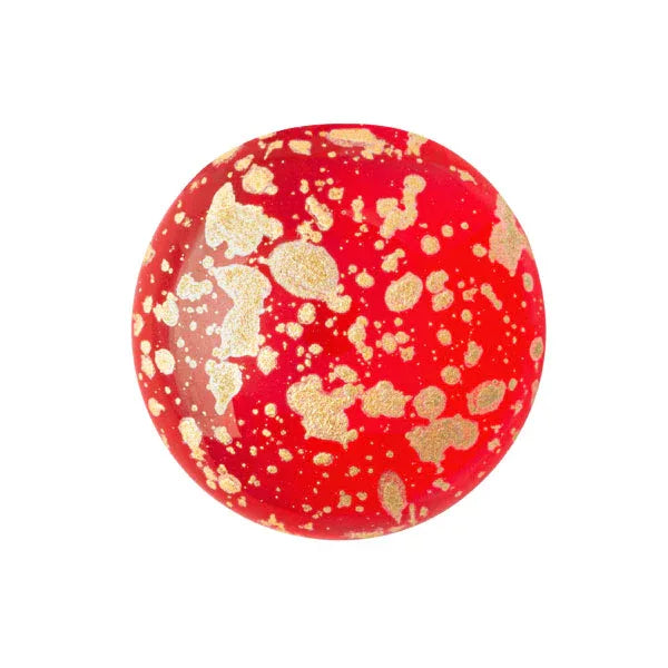 Cabochon par Puca® - Light Siam Splash Gold 18 mm, 1 styck Les perles par Puca® - Paris