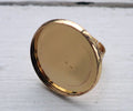 Guldfärgad Ringstomme - Ram Rund 23mm, 1 styck Grekisk Metall