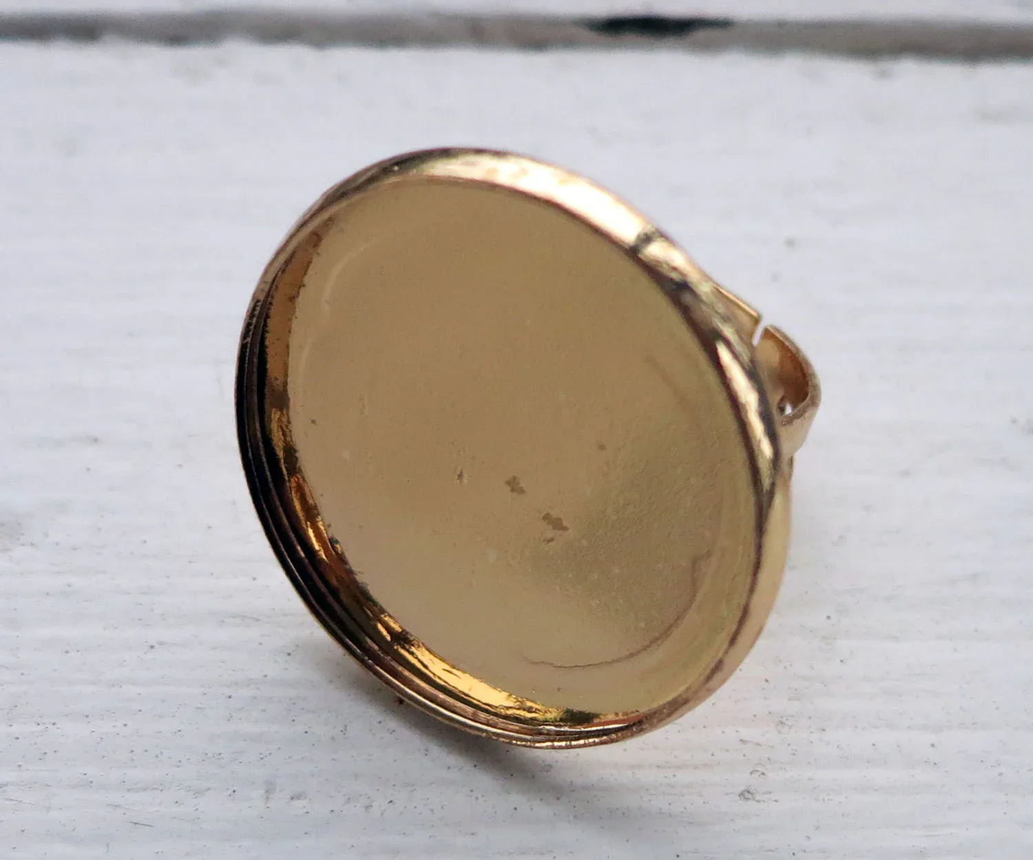 Guldfärgad Ringstomme - Ram Rund 23mm, 1 styck Grekisk Metall