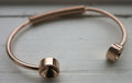 Roséguldfärgad Armbandsstomme för Chaton SS39 - 1 styck Grekisk Metall