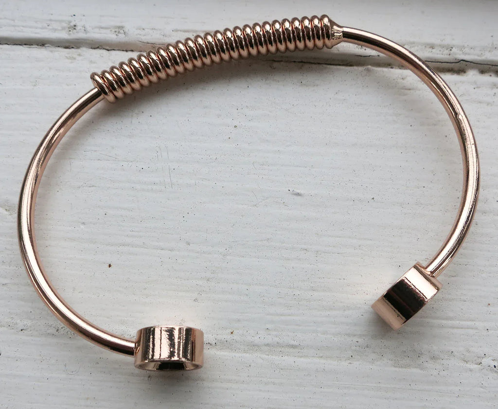 Roséguldfärgad Armbandsstomme för Chaton SS39 - 1 styck Grekisk Metall