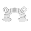 Connector 925 Silver - Regnbåge 13mm 1 styck Hilmas Pyssel