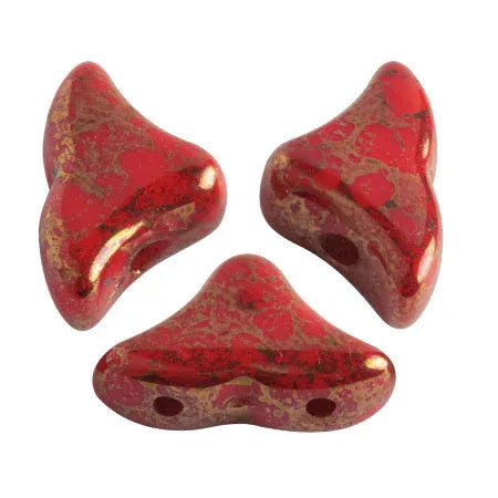 Hélios® par Puca® - Opaque Coral Red Bronze, 10 gram Les perles par Puca® - Paris
