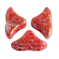 Hélios® par Puca® - Opaque Coral Red Tweedy, 10 gram Les perles par Puca® - Paris