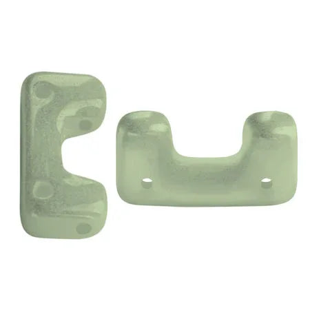 Telos® par Puca® - Opaque Light Green Ceramic Look, 10 gram Les perles par Puca® - Paris