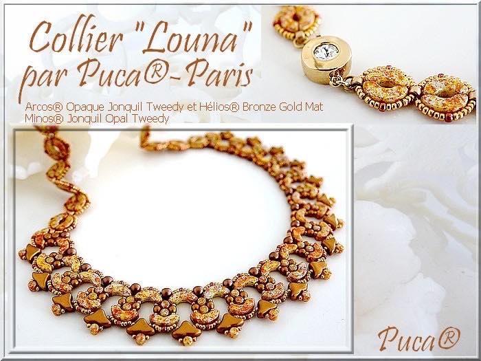 Mönster Halsband - Louna Les perles par Puca® - Paris