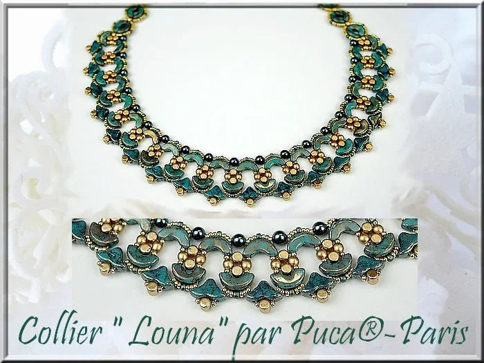 Mönster Halsband - Louna Les perles par Puca® - Paris
