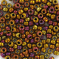 Miyuki Seed Beads - Metallic Gold Iris 8/0, 10 Gram Miyuki