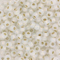 Miyuki Seed Beads - Gilt Lined Opal 8/0 - 10 Gram Miyuki