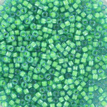 Miyuki Delica - Luminous Mermaid Green 11/0, 5 gram Miyuki