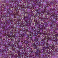 Miyuki Seed Beads - Raspberry Lined AB Crystal 11/0, 10 gram Miyuki