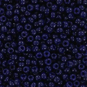 Miyuki Seed Beads - Duracoat Opaque Dark Navy Blue 11/0, 10 gram Miyuki