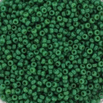 Miyuki Seed Beads - Duracoat Opaque Spruce 15/0, 10 gram Miyuki