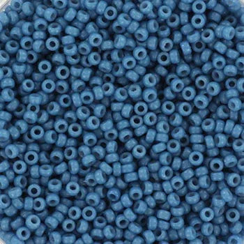 Miyuki Seed beads - Duracoat Opaque Juniper Berry 15/0, 10 gram Hilmas Pyssel