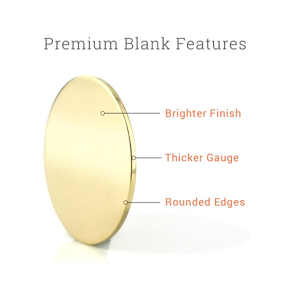 Stansbar Oval Tag ImpressArt - 13x19mm ImpressArt