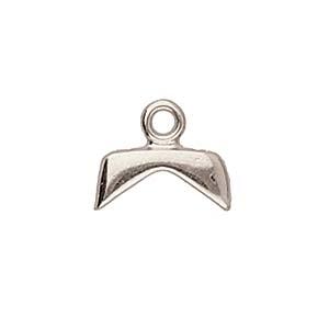 Cymbal Element - Koutalas Antique Silver Plated 2-pack Beadsmith