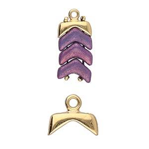Cymbal Element - Koutalas 24K Gold Plated 2-pack Beadsmith