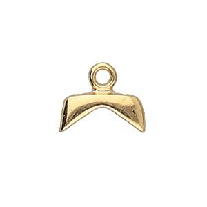 Cymbal Element - Koutalas 24K Gold Plated 2-pack Beadsmith