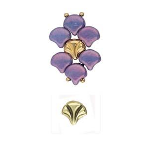 Cymbal Element - Maltas Antique Brass Plated 2-pack Beadsmith