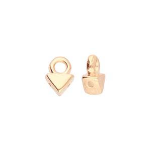 Cymbal Element - Agali Rose Gold Plated 2-pack Beadsmith