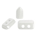 Piros® Par Puca® - Opaque White Ceramic Look, 10 gram Les perles par Puca® - Paris