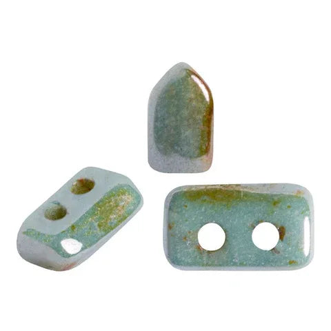 Piros® Par Puca® - Opaque Mix Blue/Green Ceramic Look 10 gram Les perles par Puca® - Paris