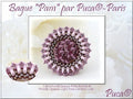 Mönster Ring - Pam Les perles par Puca® - Paris