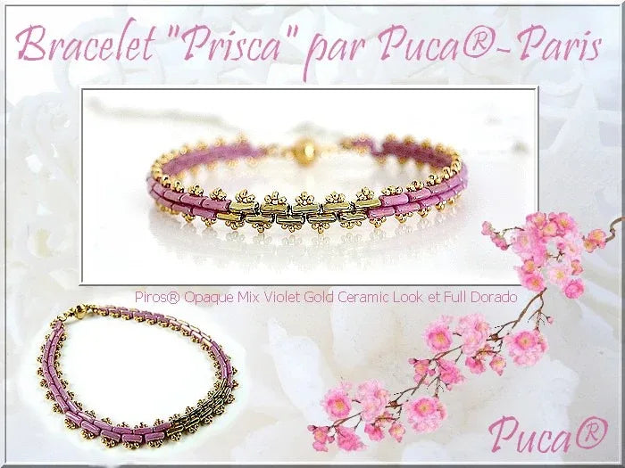 Mönster Armband - Prisca Les perles par Puca® - Paris