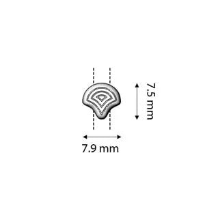 Cymbal Element - Vlasios 24K Gold Plated 2-pack Beadsmith