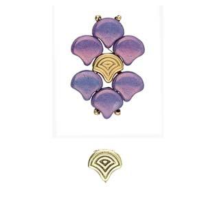 Cymbal Element - Vlasios Antique Brass Plated 2-pack Beadsmith