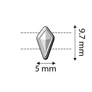 Cymbal Element - Katergo Rose Gold Plated 2-pack Beadsmith
