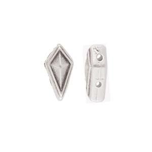 Cymbal Element - Katergo Antique silver plated 2-pack Beadsmith