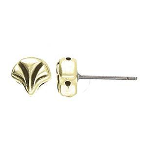 Cymbal Element Örhänge - Limani 24K Antique Brass plated 2-pack Beadsmith