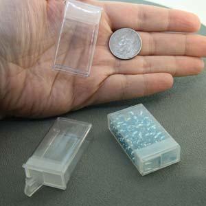 Pärlförvaring - Flip top ask 4,7 x 2,5 cm 20-pack Beadsmith