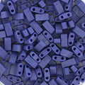 Miyuki Half Tila - Opaque Matte Cobalt Luster 5x2,5mm, 5 gram Miyuki