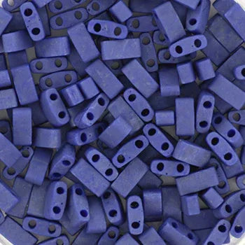 Miyuki Half Tila - Opaque Matte Cobalt Luster 5x2,5mm, 5 gram Miyuki