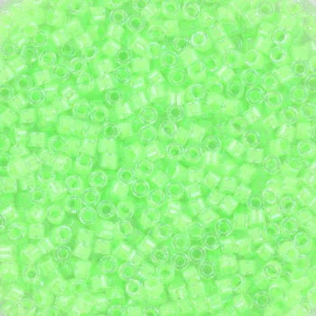Miyuki Delica - Luminous Mint Green 11/0, 5 gram Miyuki