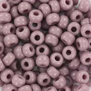 Miyuki Seed Beads - Opaque Mauve 6/0, 10 Gram Miyuki