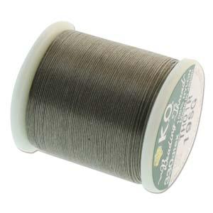 K.O pärltråd - Smoke Green, 1 rulle K.O Beading Thread