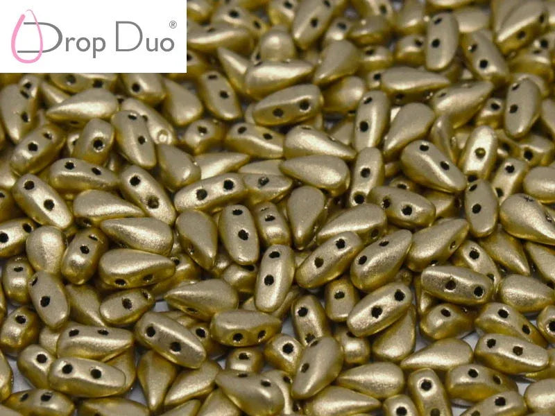 DropDuo® - Aztec Gold 3x6mm, 30-pack Hilmas Pyssel