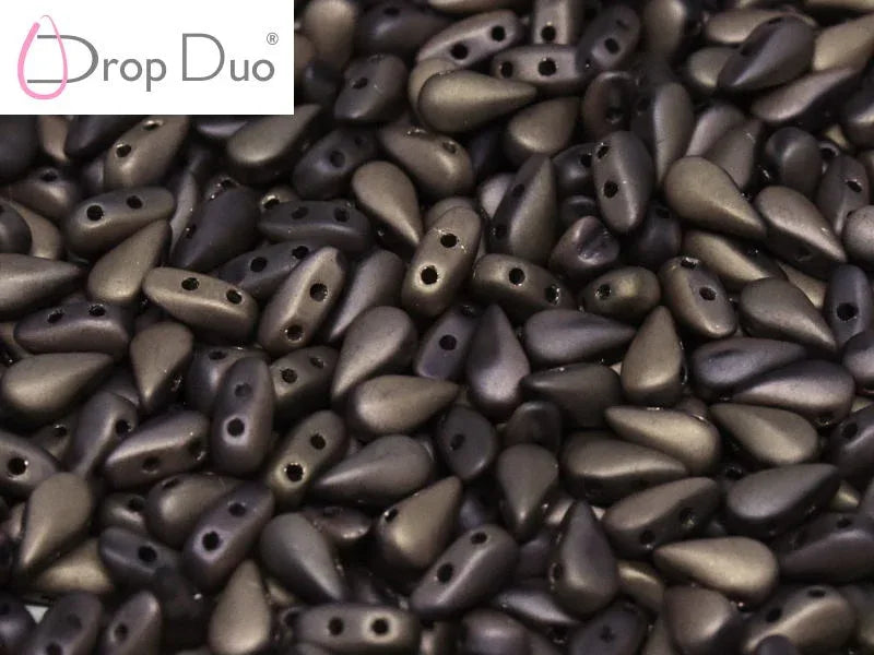 DropDuo® - Crystal Capri Gold Full Matted 3x6mm, 30-pack Hilmas Pyssel