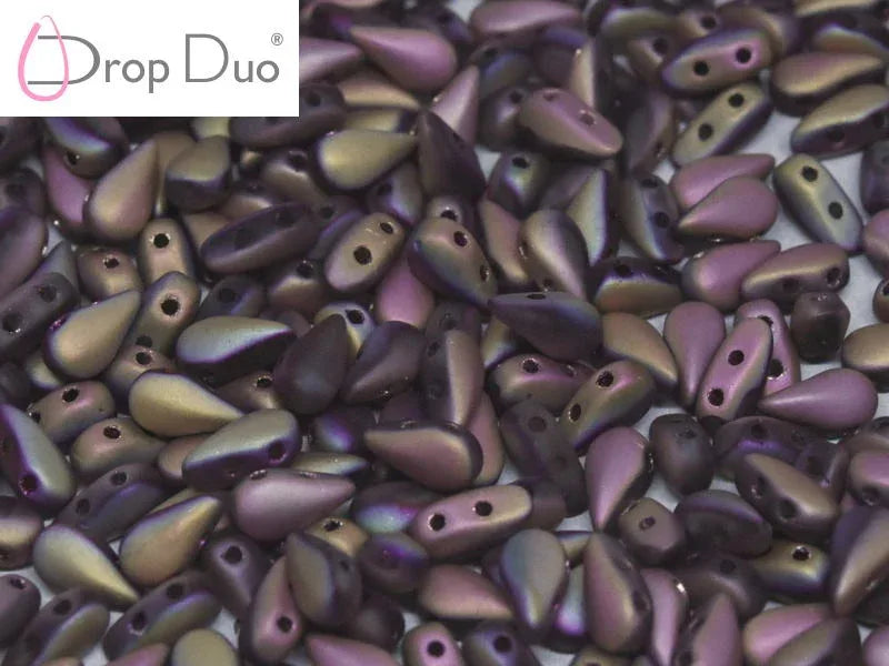 DropDuo® - Crystal Capri Rose Full Matted 3x6mm, 30-pack Hilmas Pyssel