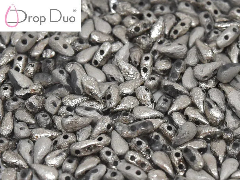 DropDuo® - Etched Crystal Full Argentic 3x6mm, 30-pack Hilmas Pyssel