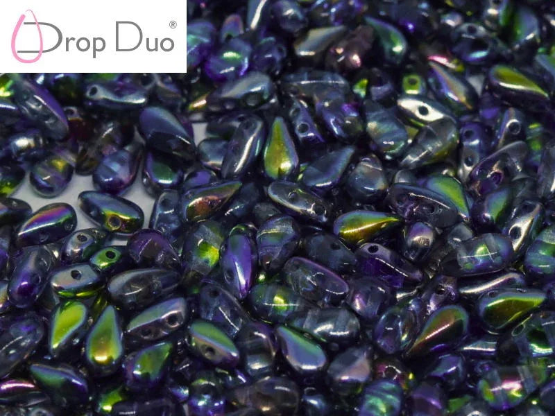 DropDuo® - Crystal Magic Blue 3x6mm, 30-pack Hilmas Pyssel