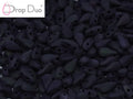 DropDuo® - Jet Full Amezit Matted 3x6mm, 30-pack Hilmas Pyssel