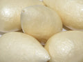 Paper Mache Beads - Drop White 40x23mm, 1 styck Hilmas Pyssel