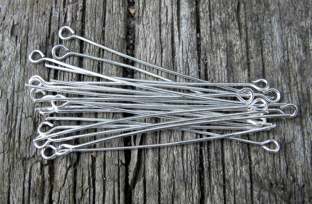 Ögelpinnar silverfärgade - 50 mm, 100-pack Grekisk Metall