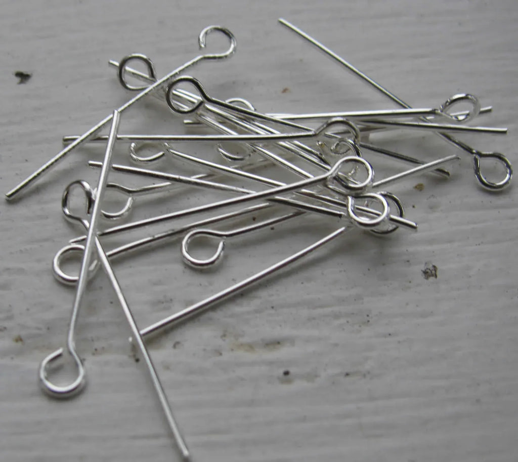 Ögelpinnar Silverfärgade - 25 mm, 125-pack Grekisk Metall